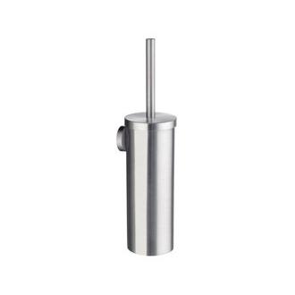 Smedbo HS332 15 3/8 in. Toilet Brush and Holder in Brushed Chrome from the Home Collection